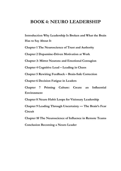 NEURO MASTERY COLLECTION: 5 Brain-Based Books and 100+ Tools to Sell, Lead, Market, Work Smarter, and Build Lasting Habits